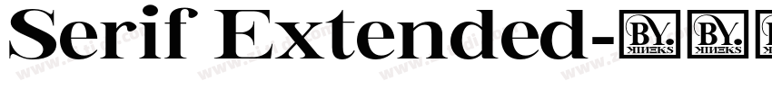 Serif Extended字体转换 Serif Extended字体转换